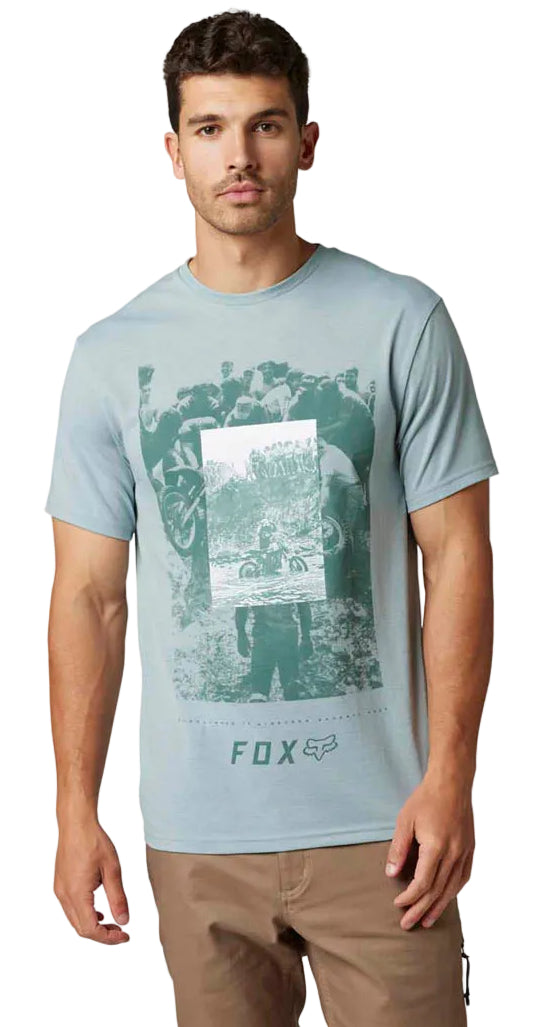 Fox AIMING HIGH Short Sleeve TECH TEE Gun FRONT FACING MODEL