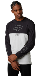 Fox RYAKTR LS PREMIUM TEE Black FRONT FACING MODEL