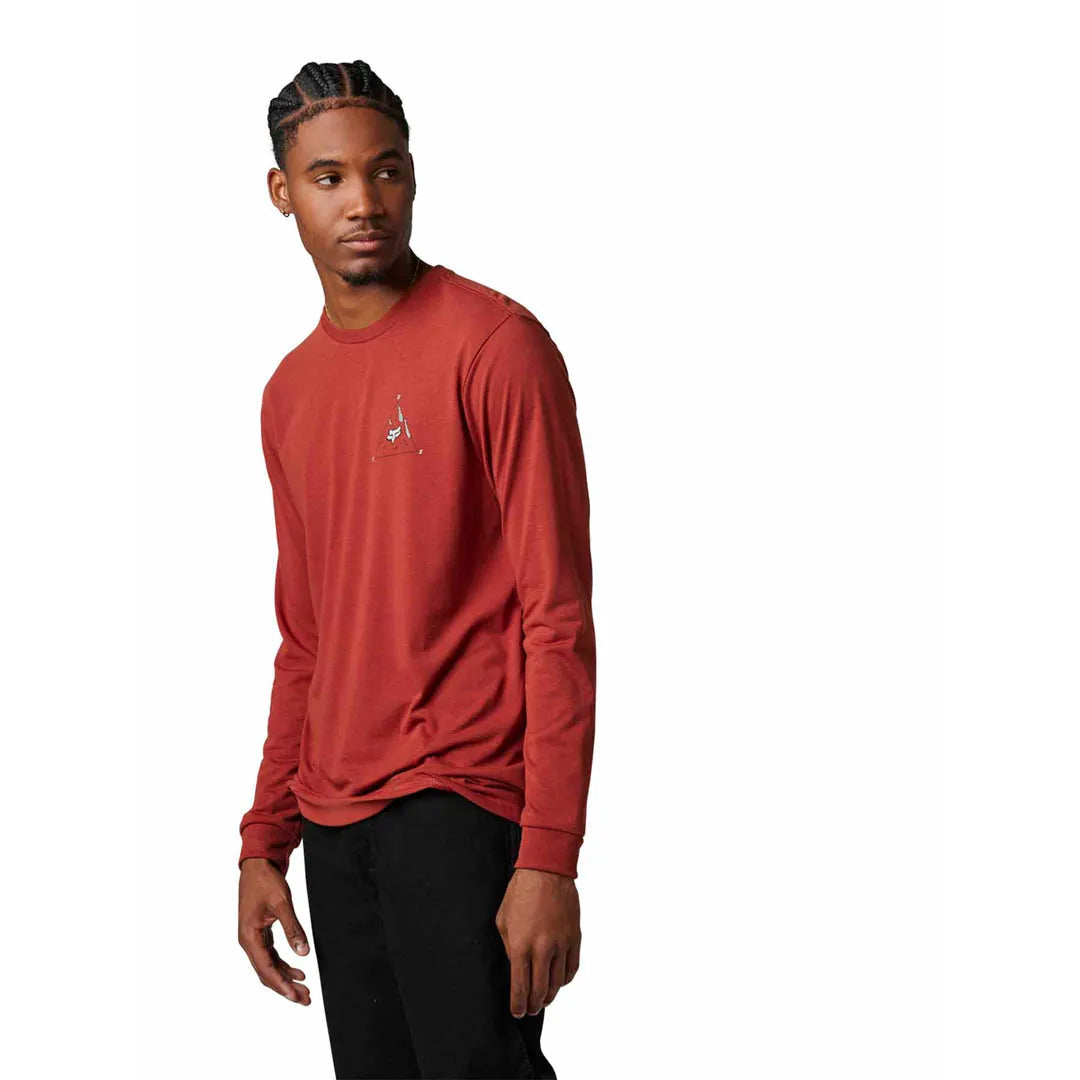 Fox FINISHER LS Tech Tee Copper 2023