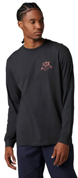 Fox NO CONTEST LS PREMIUM TEE - Black FRONT