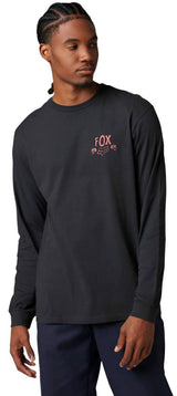 Fox NO CONTEST LS PREMIUM TEE - Black FRONT