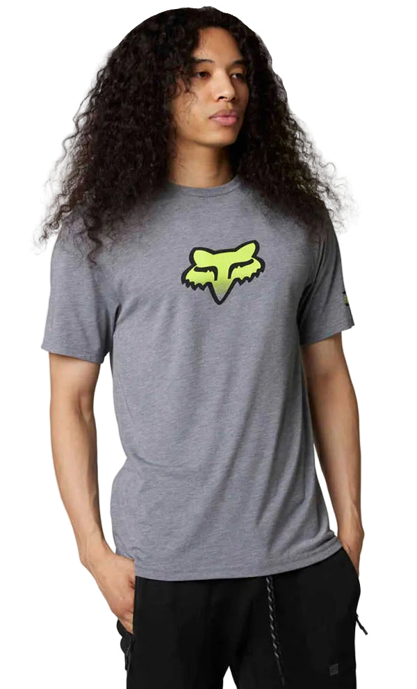 Fox VIZEN Short Sleeve TECH TEE HeaGrp SIDE-FRONT FACING MODEL