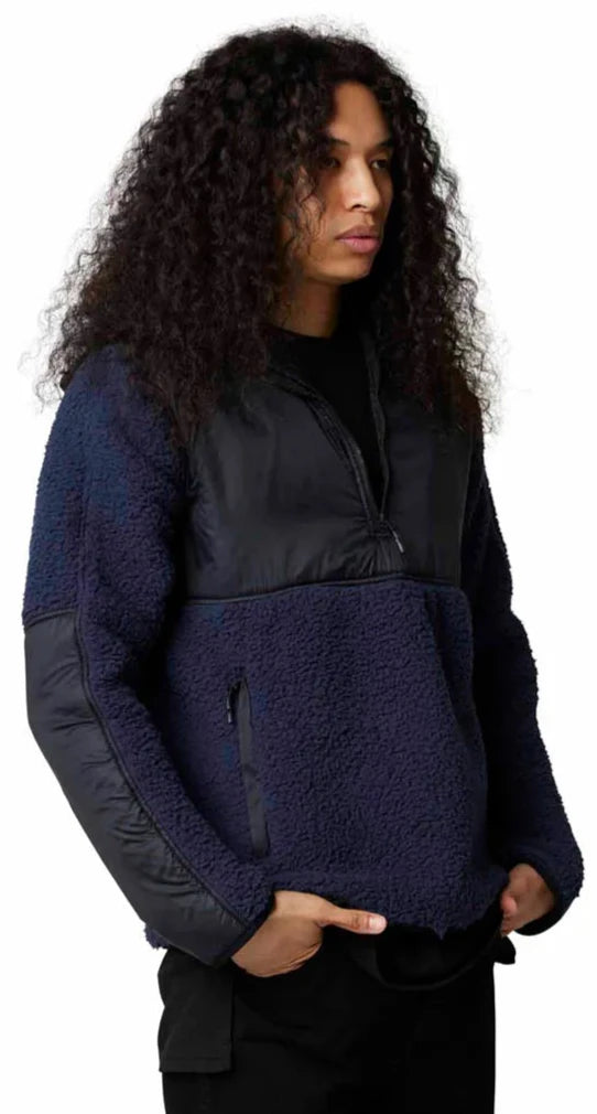 Fox TACTICAL DIVERSION HALF ZIP - Deep Cobalt SIDE FRONT