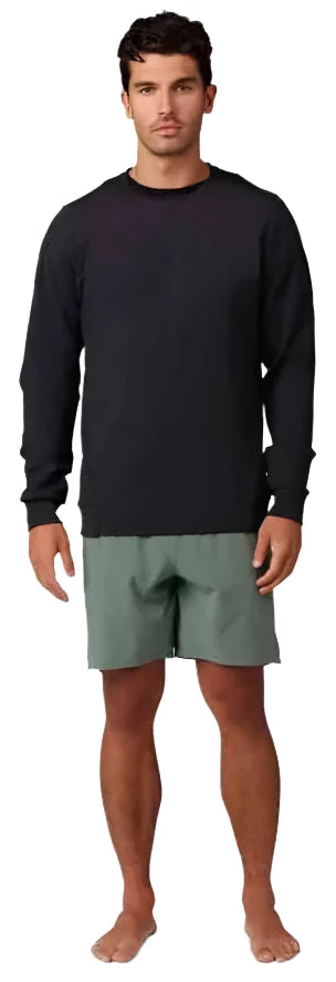 Fox RISE CREW FLEECE - Black FRONT