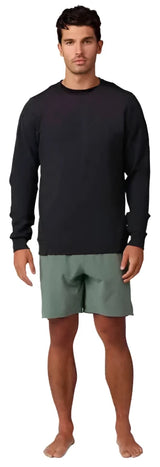 Fox RISE CREW FLEECE - Black FRONT
