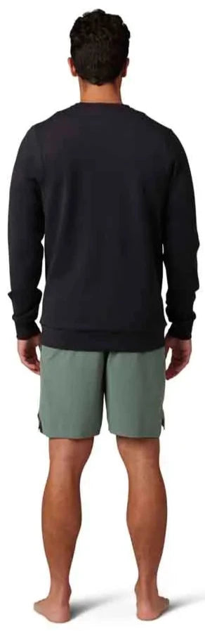 Fox RISE CREW FLEECE - Black BACK