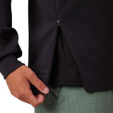 Fox RISE CREW FLEECE - Black ZIPPER
