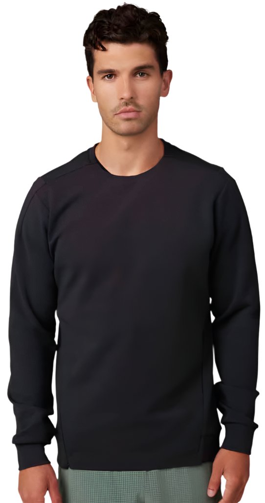 Fox RISE CREW FLEECE - Black FRONT