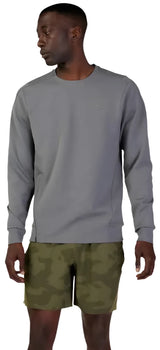 Fox RISE CREW FLEECE - Pew FRONT
