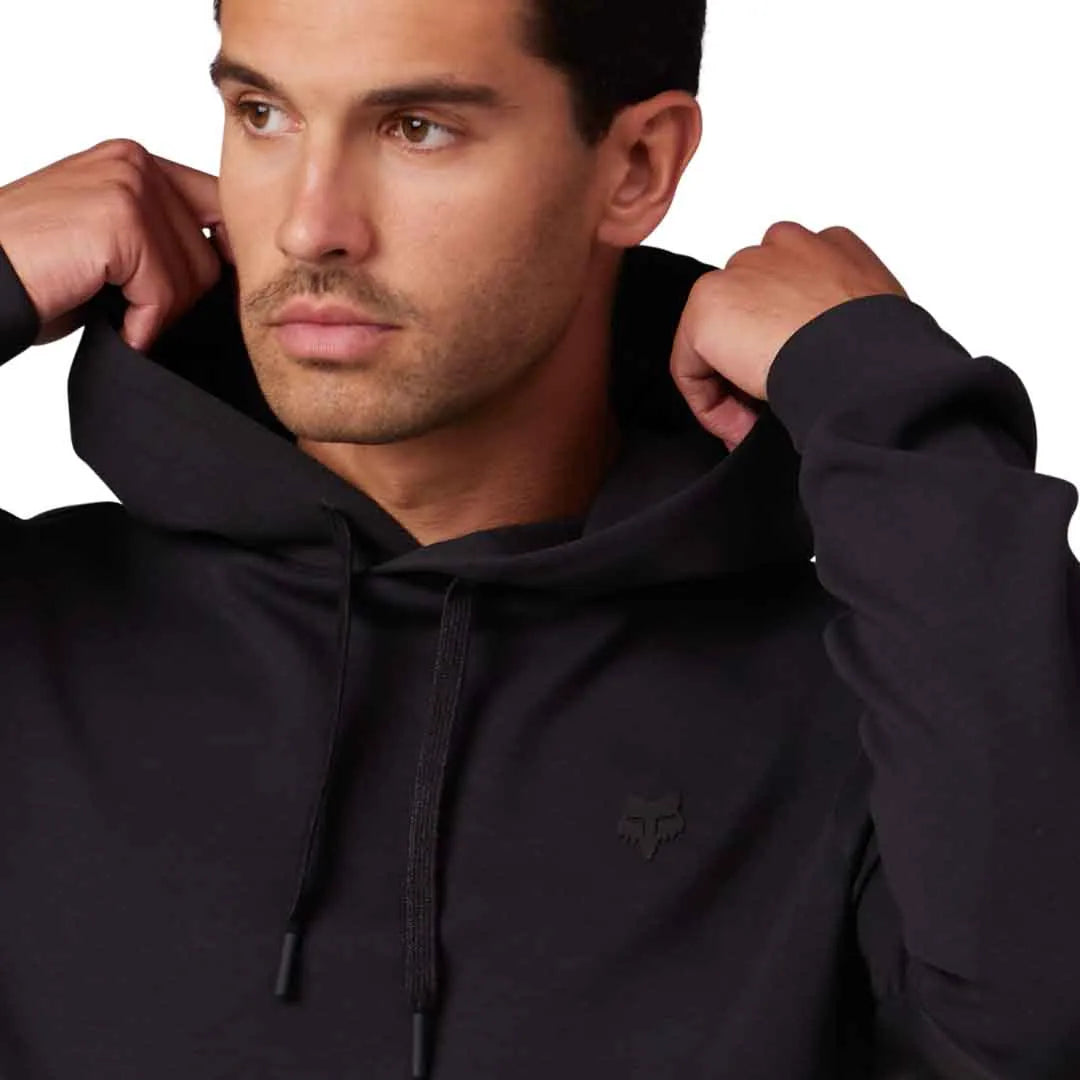 Fox RISE PULLOVER FLEECE - Black FRONT