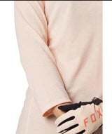 Fox W RANGER DR 3/4 JERSEY - Light Pink Sleeve Focus