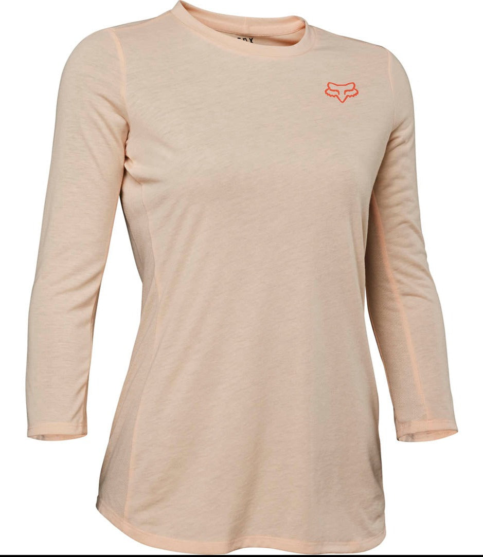 Fox W RANGER DR 3/4 JERSEY - Light Pink Front
