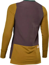 Fox WOMENS DEFEND THERMAL JERSEY - Root Beer Back