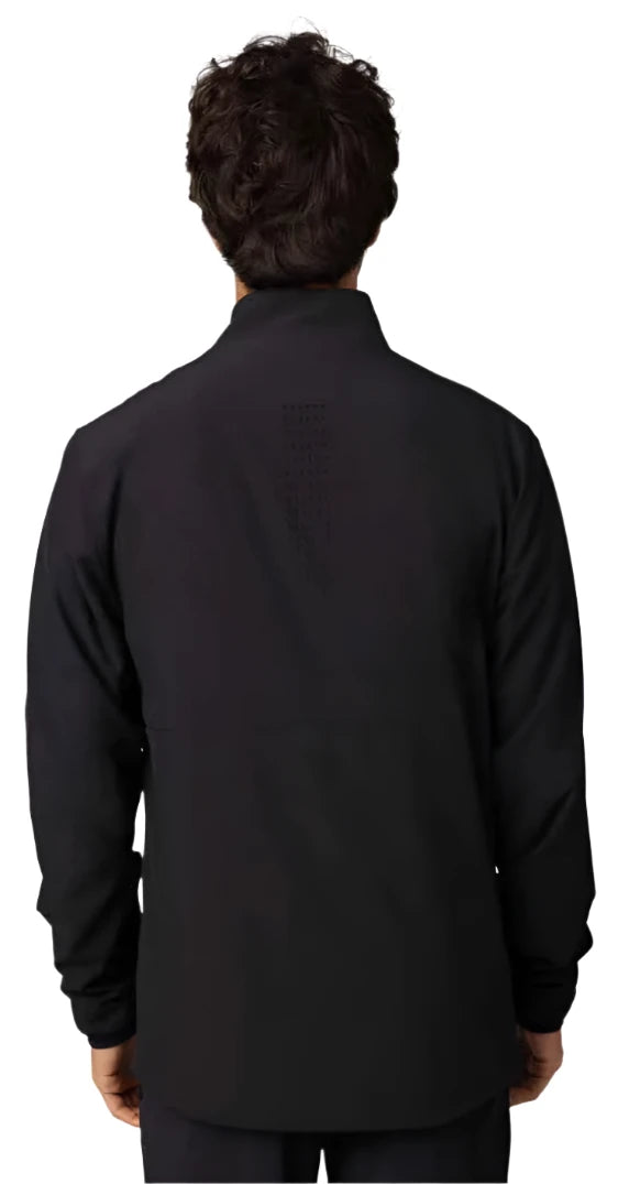 Fox WARM UP ALPHA JACKET - Black BACK