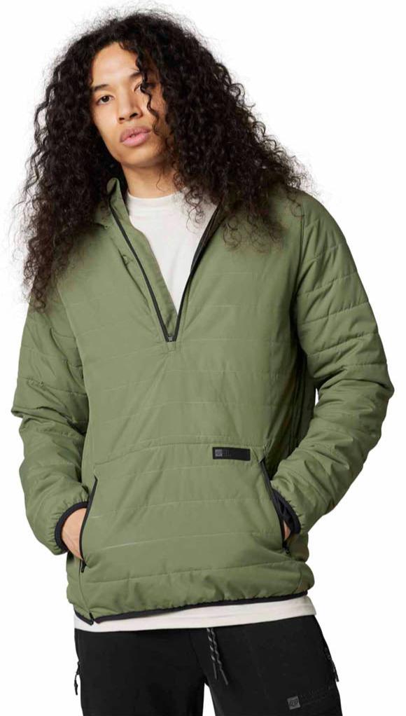 Fox HOWELL HOODED PUFFY ANORAK - Army