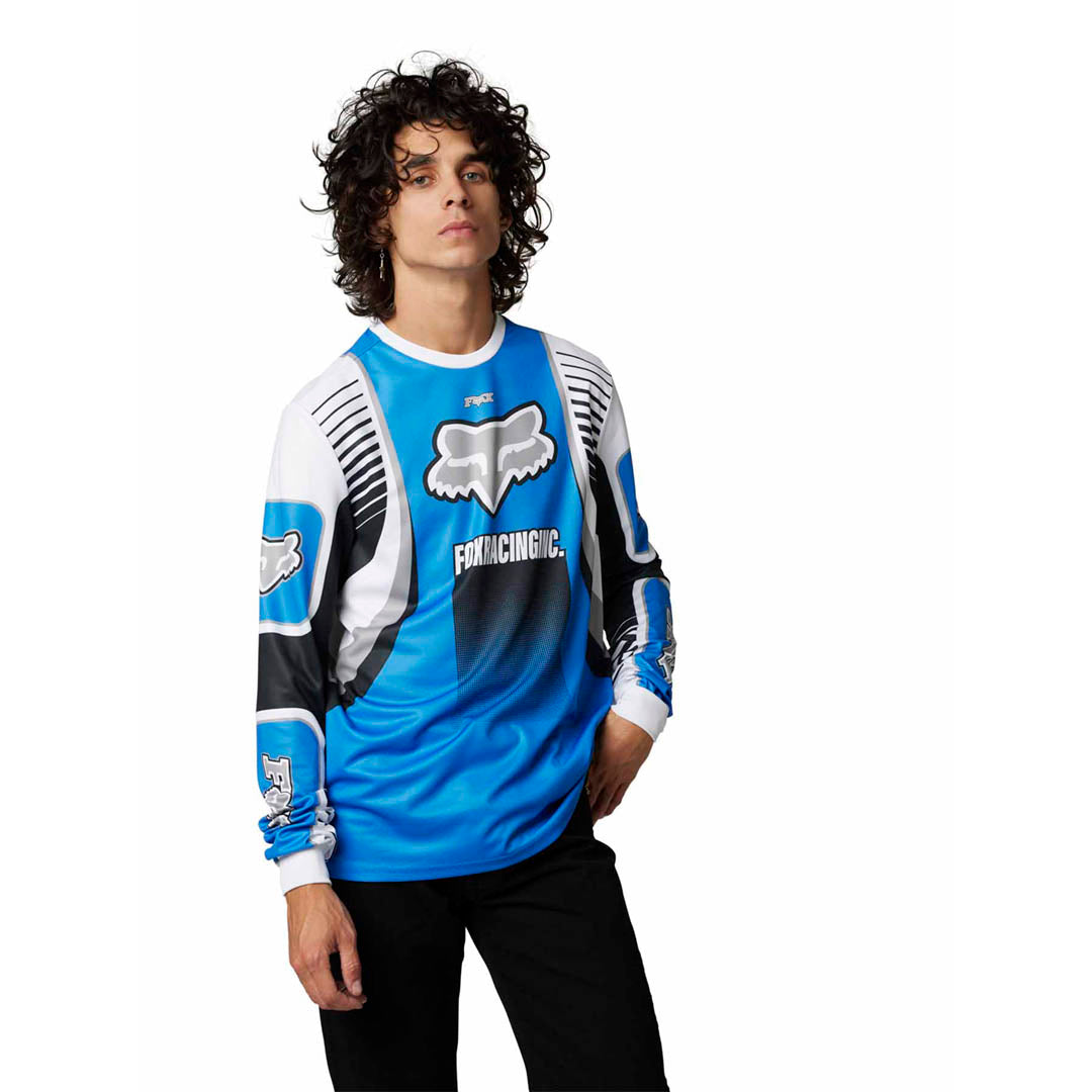 Fox CARV LS Jersey Blue