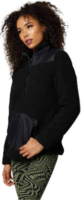 Fox WOMENS GEOLOGY SHERPA PULLOVER - Black Front Side