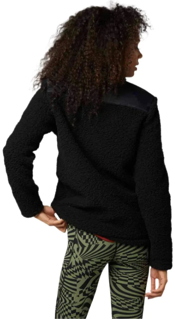 Fox WOMENS GEOLOGY SHERPA PULLOVER - Black Back