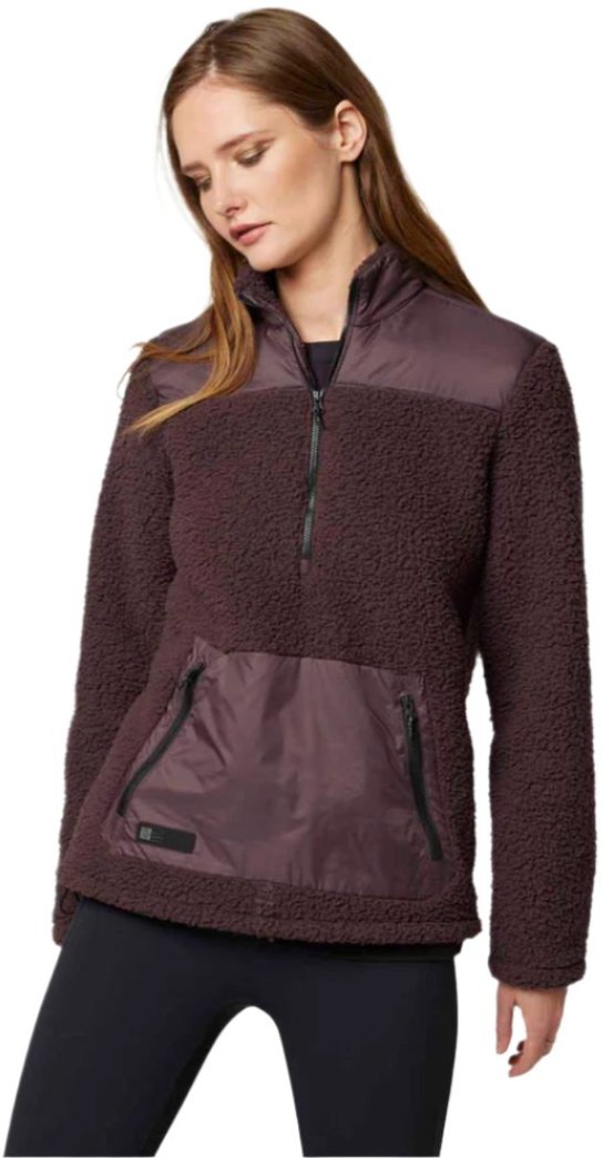 Fox WOMENS GEOLOGY SHERPA PULLOVER - Purple front