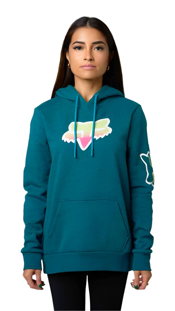 Fox VIZEN PULLOVER FLEECE  - Heather Blue 