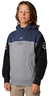 Fox YOUTH EFEKT PULLOVER FLEECE DpCobalt SIDE-FRONT FACING MODEL