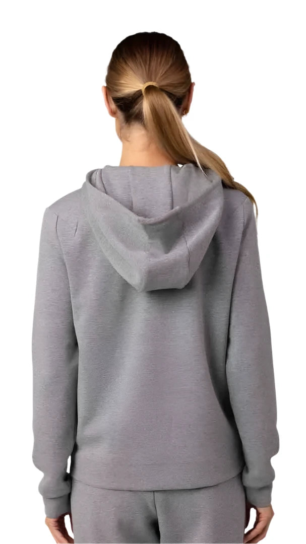 Fox WOMENS RISE PO FLEECE - Heather Graphite BACK
