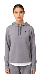 Fox WOMENS RISE PO FLEECE - Heather Graphite FRONT