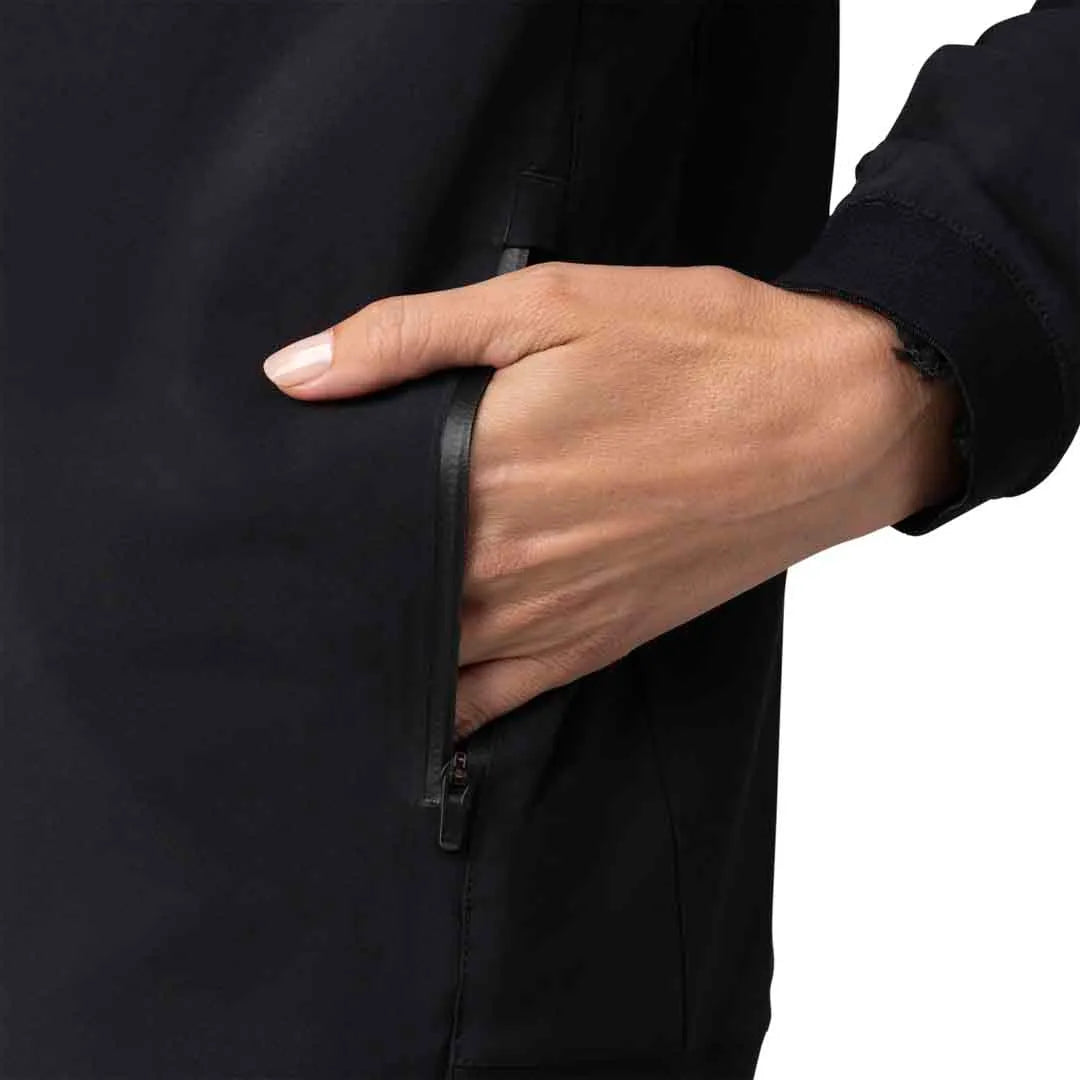 Fox WOMENS WARM UP ALPHA JACKET - Black POCKET