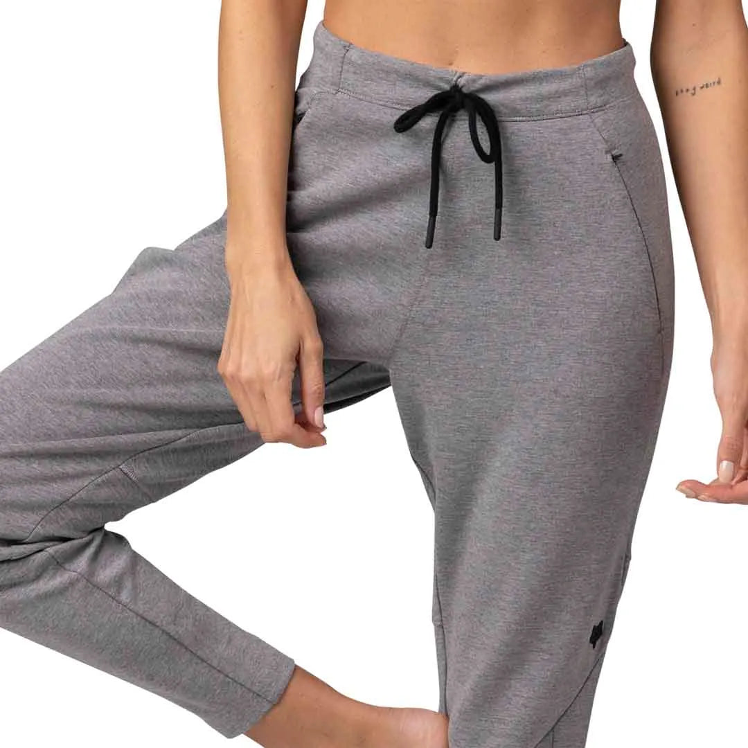 Fox WOMENS RISE FLEECE JOGGER - Heather Graphite FRONT