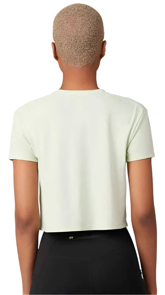 Fox WOMENS IN THEORY SS TECH TEE - Acid Green BACK