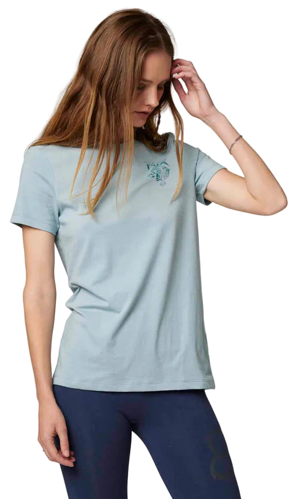 Fox TORERRO Short Sleeve TEE Gun SIDE-FRONT FACING MODEL