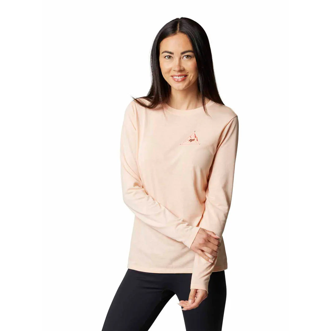 Fox FINISHER LS Tech Tee Light Pink 2023