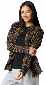 Fox FOXLOVER STRETCH FLANNEL - Purple FRONT