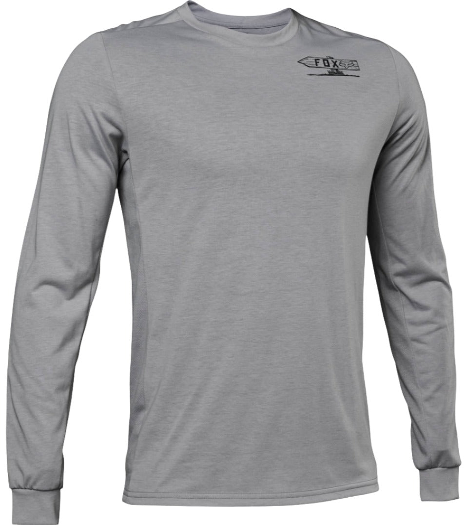 Fox RANGER LS DR JERSEY - Steel Grey Front