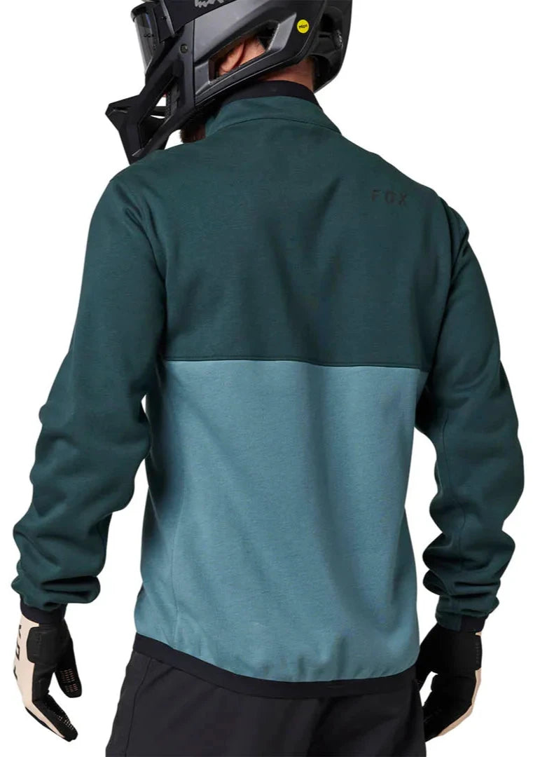 Fox RANGER FIRE FLEECE CREW - Emerald BACK