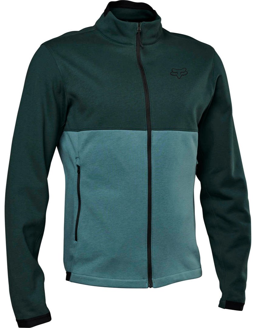 Fox RANGER FIRE FLEECE CREW - Emerald FRONT
