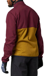 Fox RANGER FIRE FLEECE CREW - Dark Maroon BACK