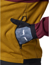 Fox RANGER FIRE FLEECE CREW - Dark Maroon POCKET