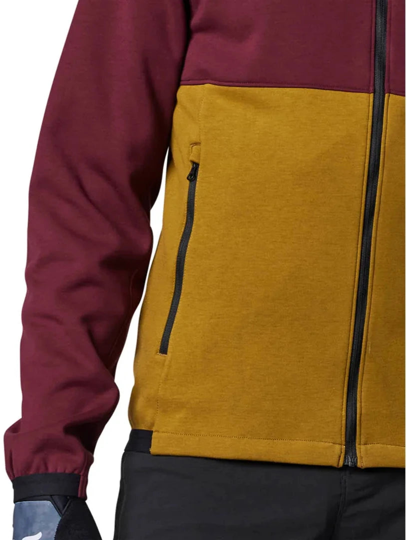 Fox RANGER FIRE FLEECE CREW - Dark Maroon 