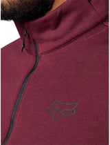 Fox RANGER FIRE FLEECE CREW - Dark Maroon 