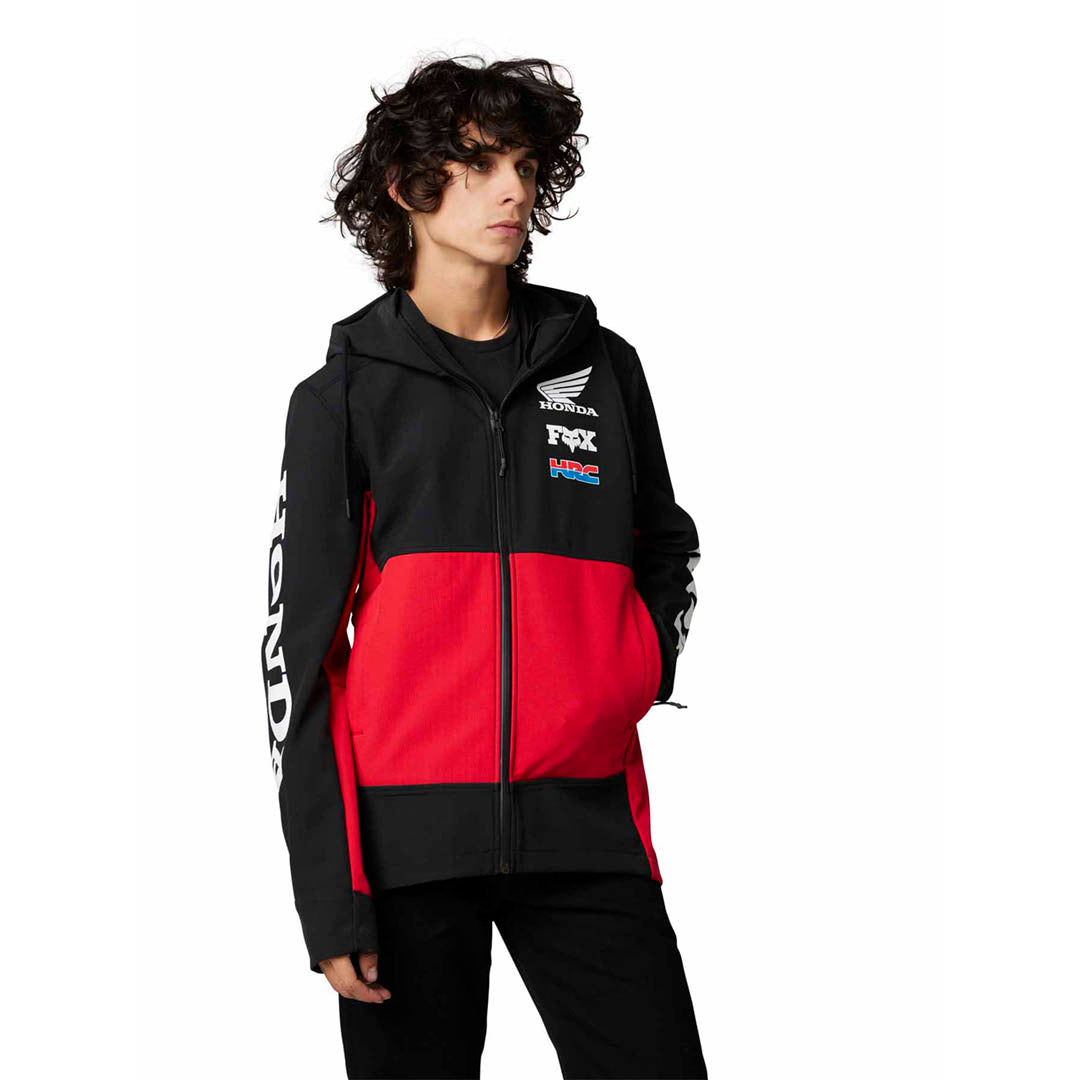 Fox HONDA PIT Mens Jacket - Red
