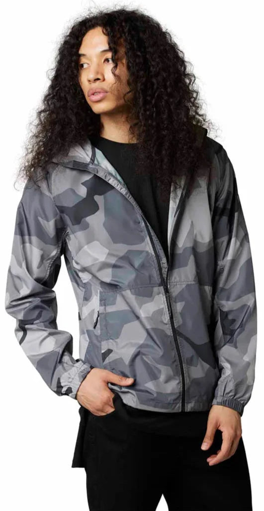 Fox GEOLOGY CAMO WINDBREAKER - Black Camo
