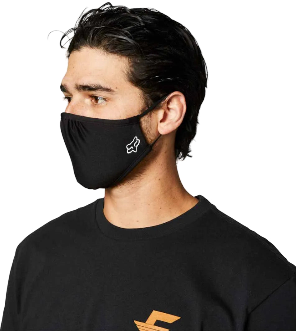 Fox Solid Face Mask Black
