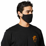 Fox Solid Face Mask Black