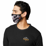 Fox Black Camo Face Mask
