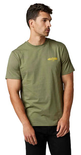 Fox NET NEW Short Sleeve  PREMIUM TEE Army FRONT FACING MODEL