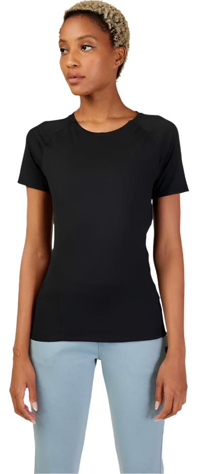 Fox WOMENS REP SS TOP - Black FRONT