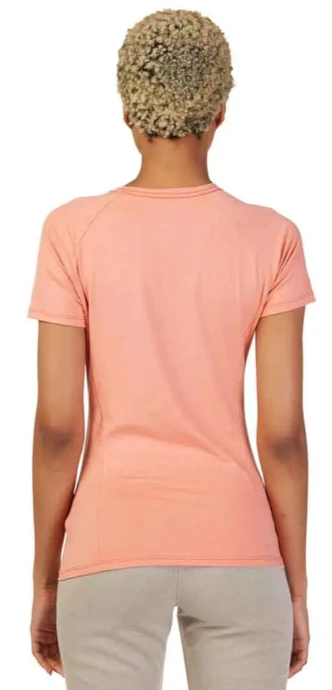 Fox WOMENS REP SS TOP - Salmon BACK