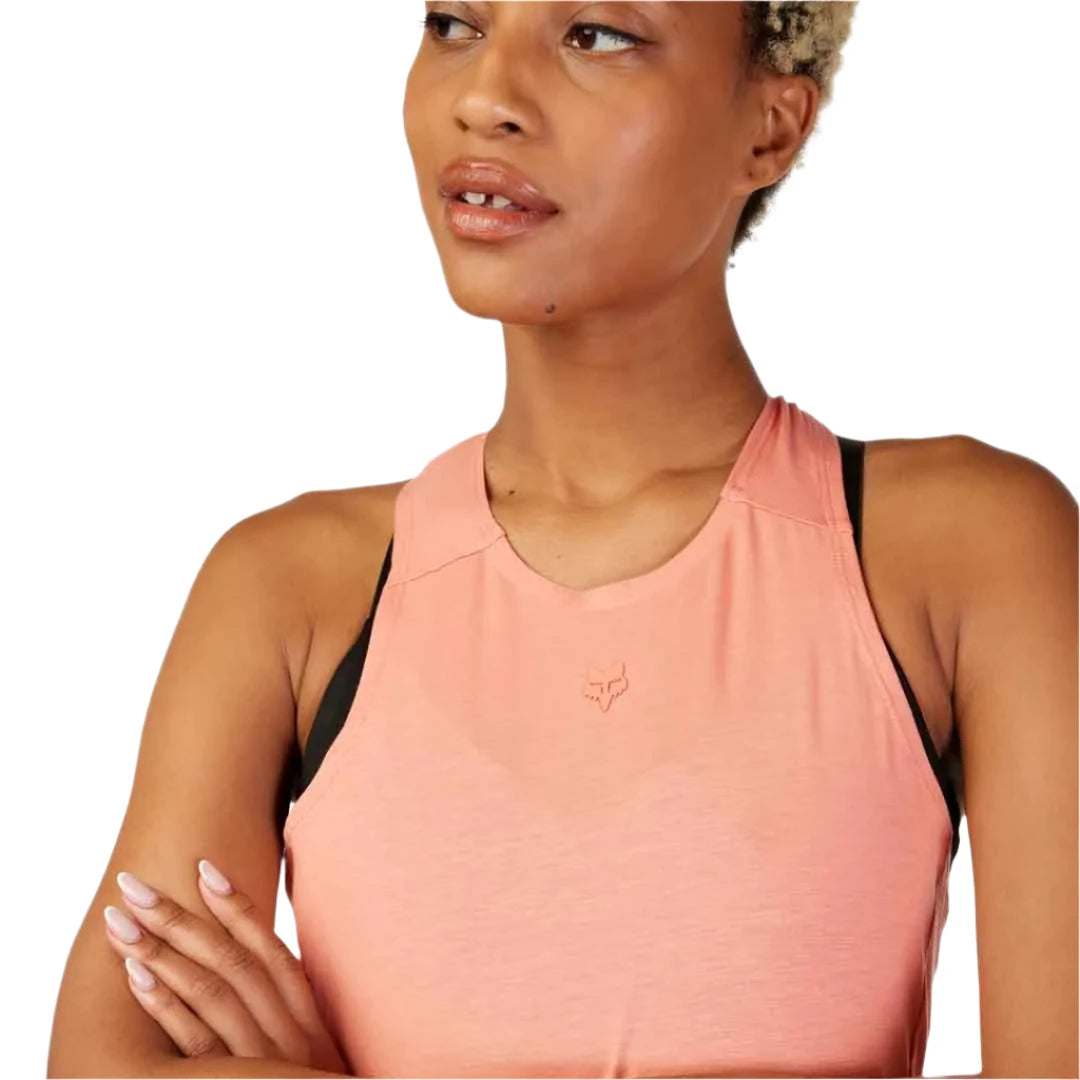 Fox WOMENS REP TANK - Salmon FRONT