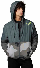 Fox LINDON SASQUATCH FLEECE - Black Cam FRONT